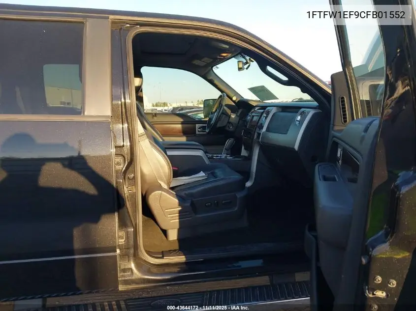 1FTFW1EF9CFB01552 2012 Ford F-150 Lariat