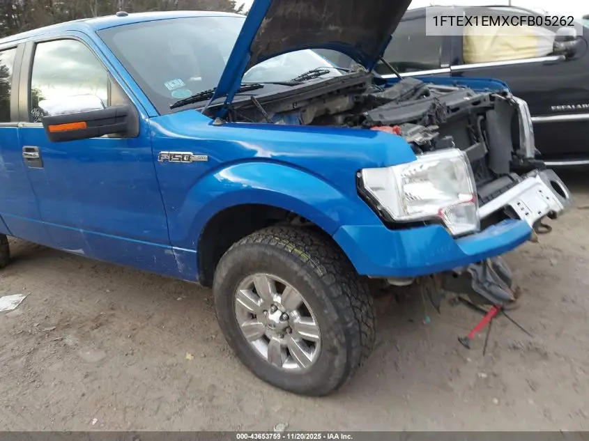 1FTEX1EMXCFB05262 2012 Ford F-150 Xlt