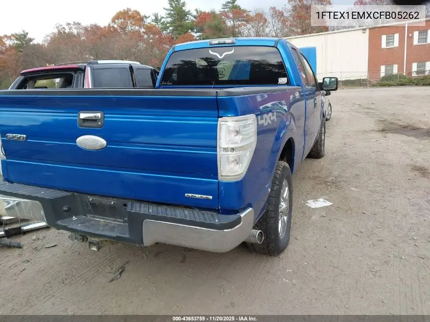 1FTEX1EMXCFB05262 2012 Ford F-150 Xlt