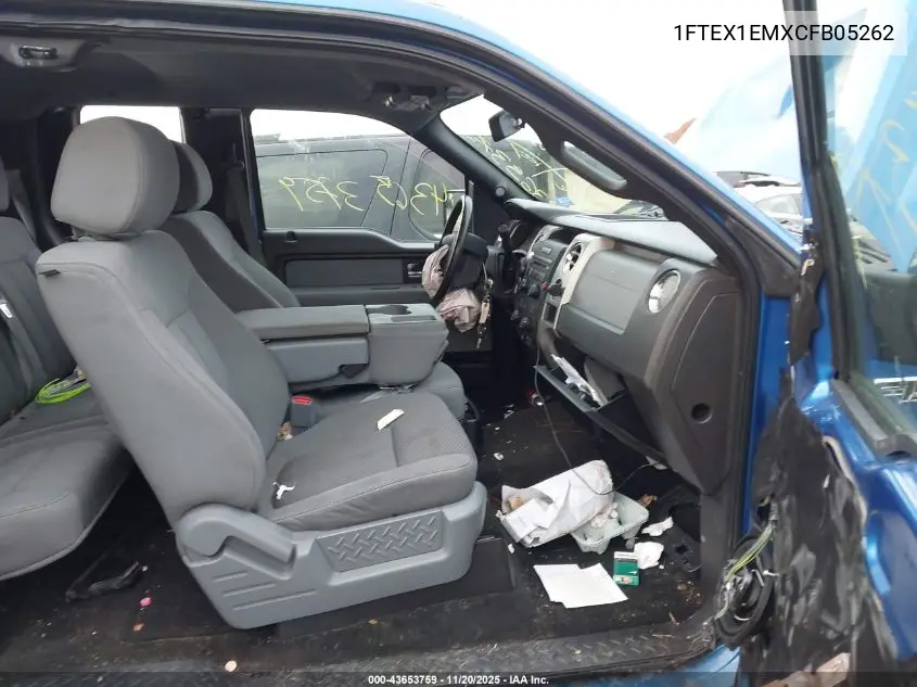 1FTEX1EMXCFB05262 2012 Ford F-150 Xlt