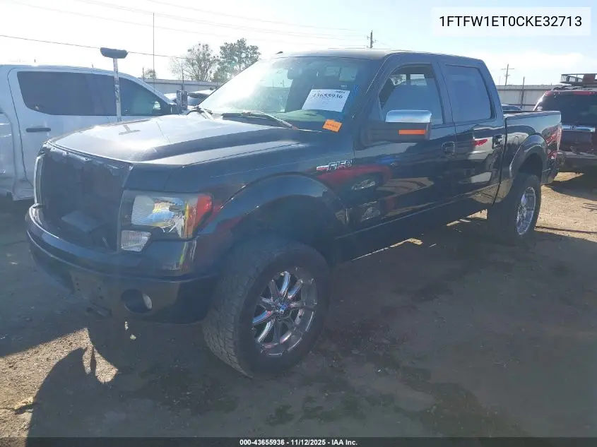 1FTFW1ET0CKE32713 2012 Ford F-150 Fx4