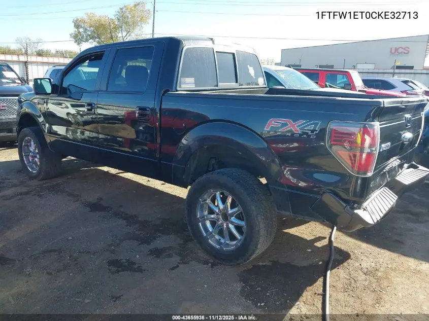 1FTFW1ET0CKE32713 2012 Ford F-150 Fx4