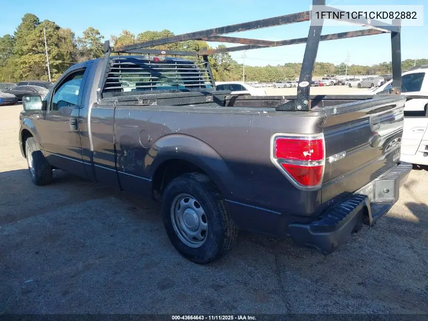 1FTNF1CF1CKD82882 2012 Ford F-150 Xl