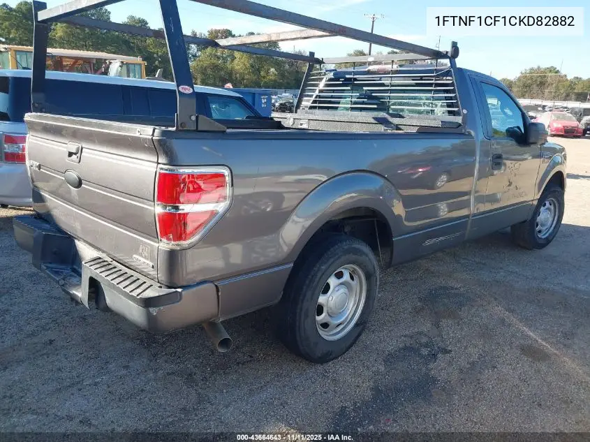 1FTNF1CF1CKD82882 2012 Ford F-150 Xl