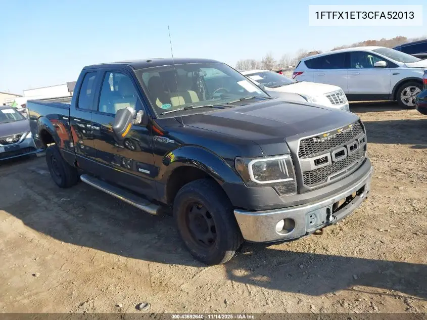 1FTFX1ET3CFA52013 2012 Ford F-150 Xlt