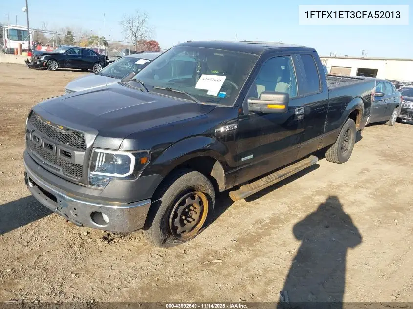 1FTFX1ET3CFA52013 2012 Ford F-150 Xlt