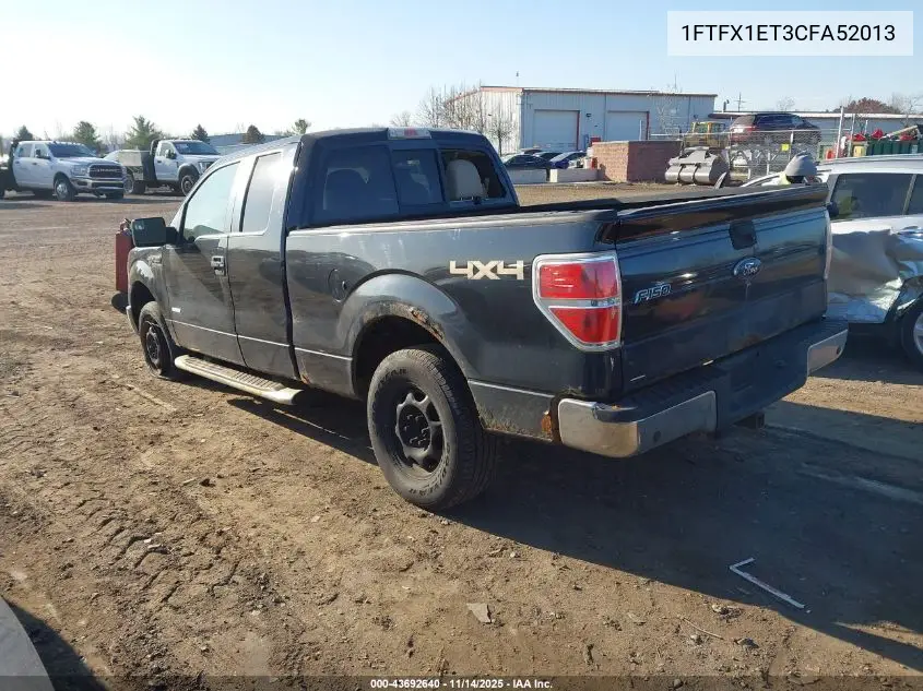 1FTFX1ET3CFA52013 2012 Ford F-150 Xlt