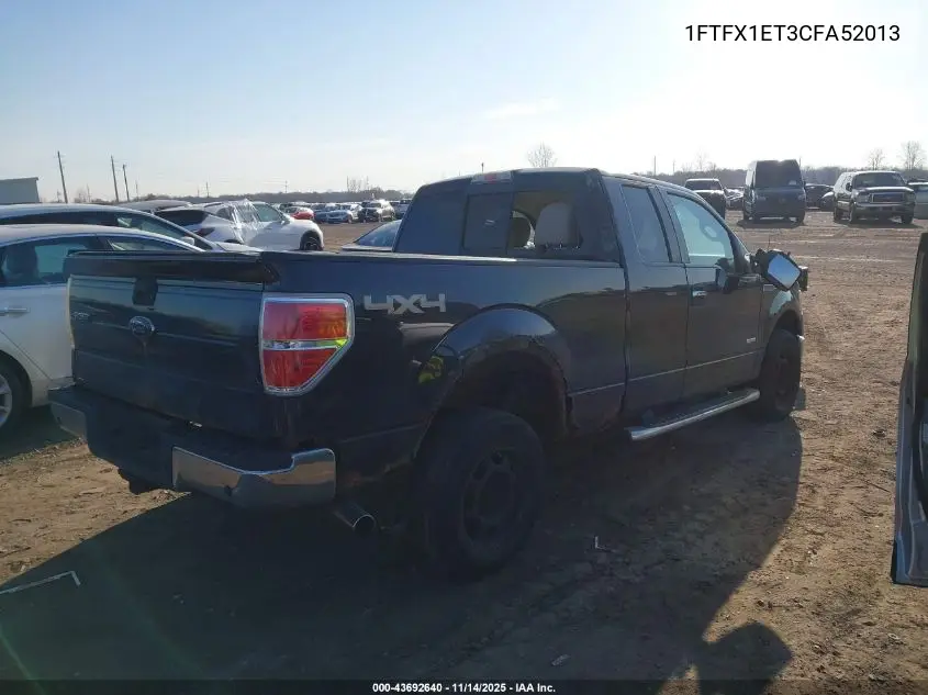 1FTFX1ET3CFA52013 2012 Ford F-150 Xlt