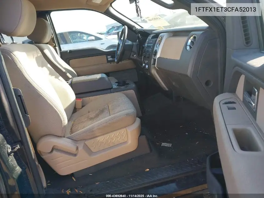 1FTFX1ET3CFA52013 2012 Ford F-150 Xlt