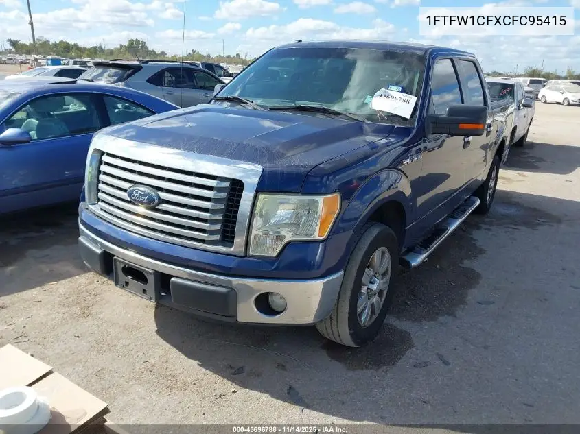 1FTFW1CFXCFC95415 2012 Ford F-150 Xlt
