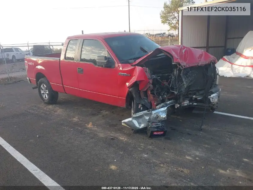1FTFX1EF2CKD35116 2012 Ford F-150 Xl