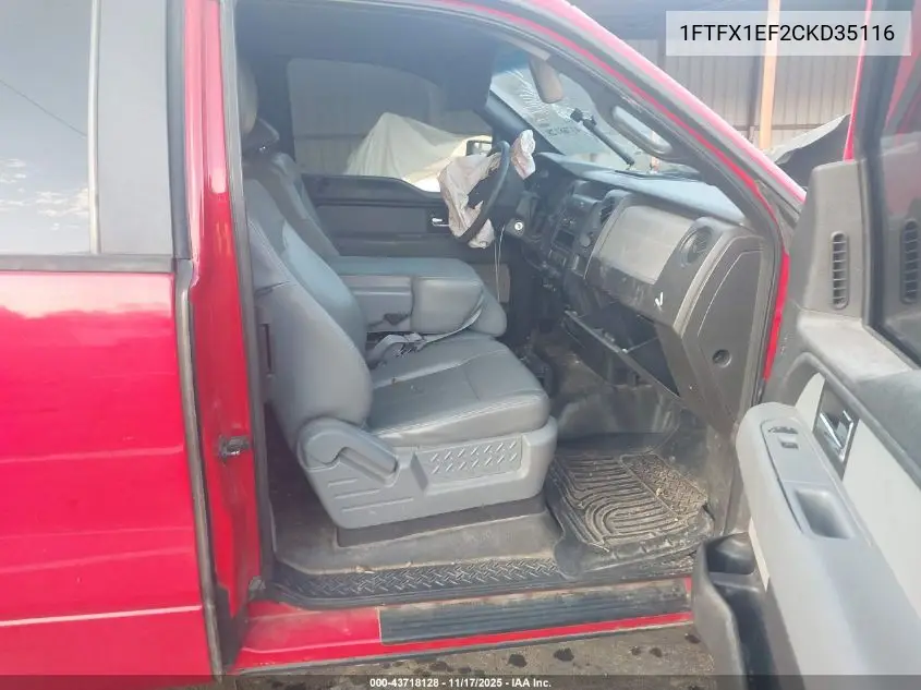 1FTFX1EF2CKD35116 2012 Ford F-150 Xl