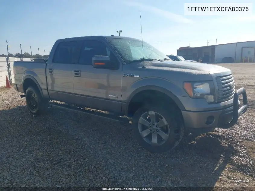 1FTFW1ETXCFA80376 2012 Ford F-150 Fx4
