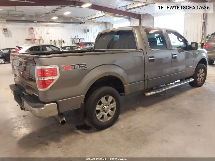 1FTFW1ET8CFA07636 2012 Ford F-150 Xlt