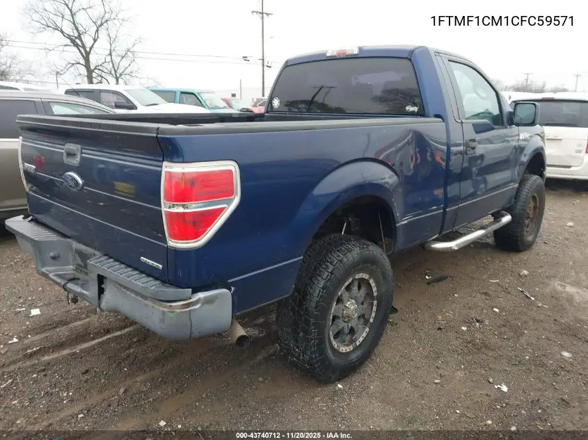 1FTMF1CM1CFC59571 2012 Ford F-150 Xl