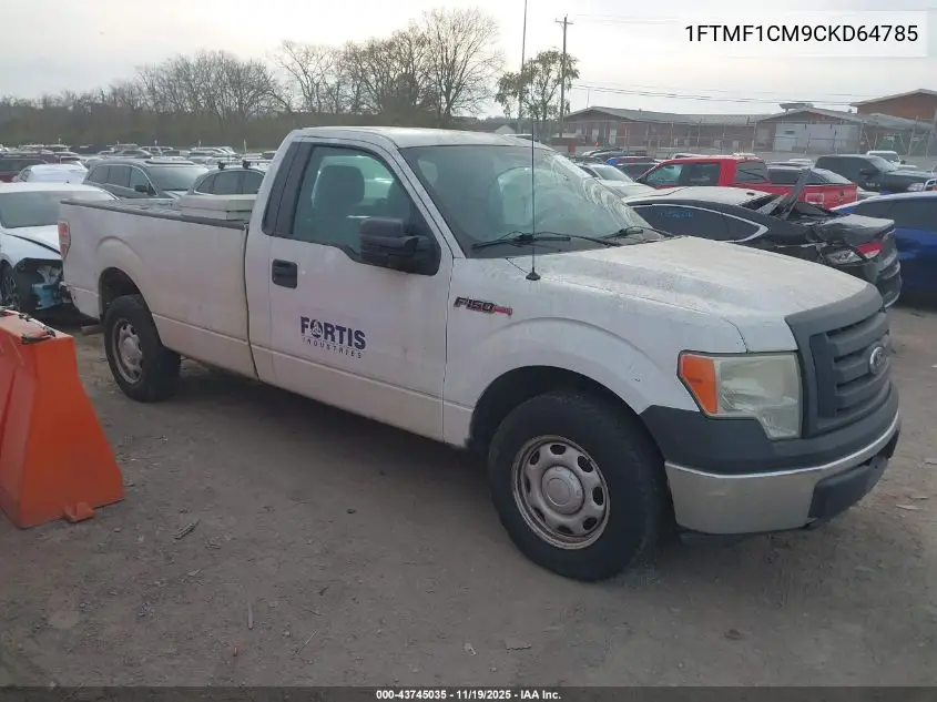 1FTMF1CM9CKD64785 2012 Ford F-150 Xl