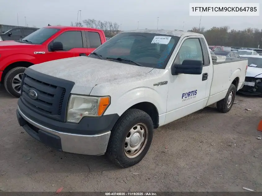 1FTMF1CM9CKD64785 2012 Ford F-150 Xl