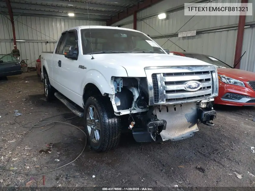 1FTEX1EM6CFB81321 2012 Ford F-150 Xlt