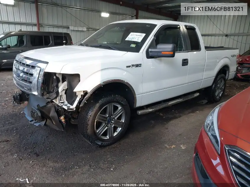 1FTEX1EM6CFB81321 2012 Ford F-150 Xlt