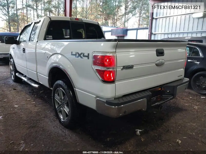 1FTEX1EM6CFB81321 2012 Ford F-150 Xlt