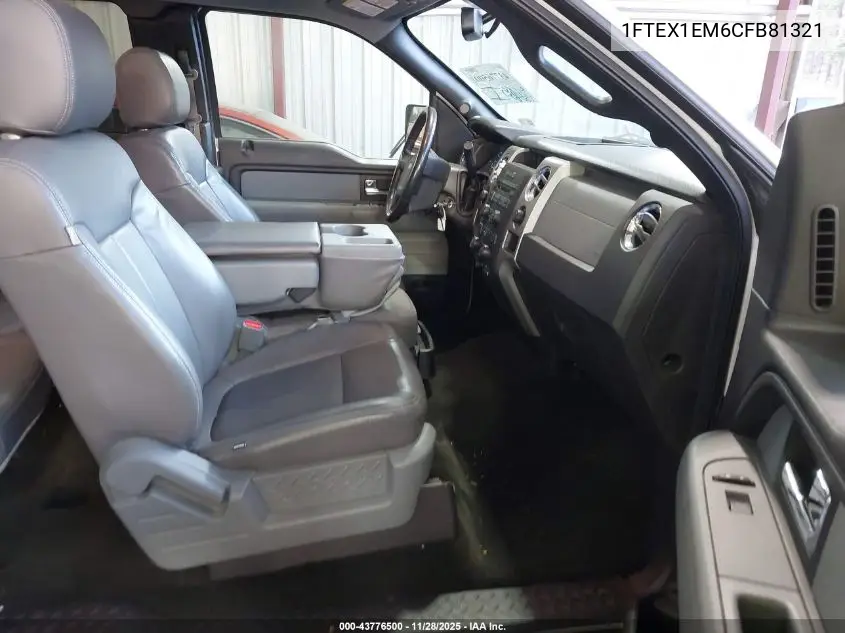 1FTEX1EM6CFB81321 2012 Ford F-150 Xlt
