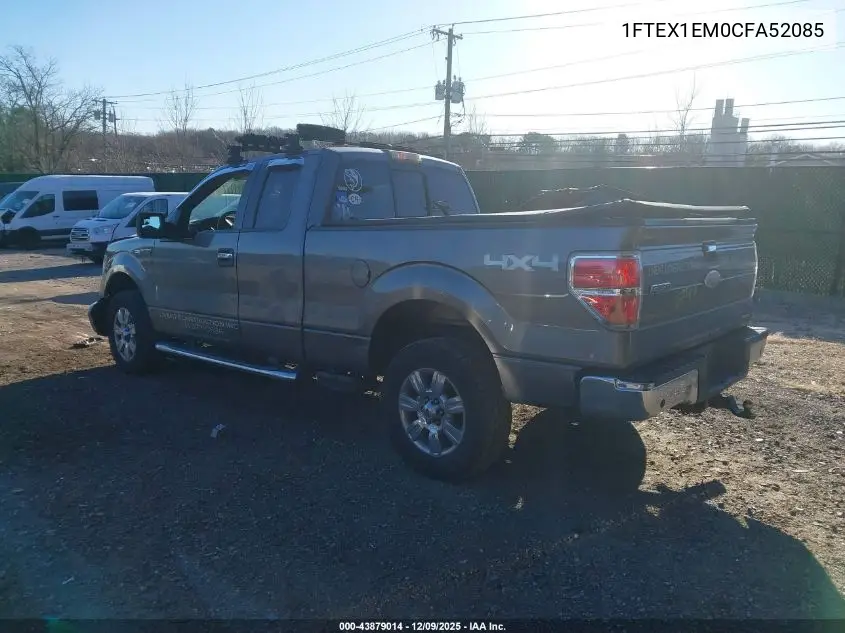 1FTEX1EM0CFA52085 2012 Ford F-150 Xlt