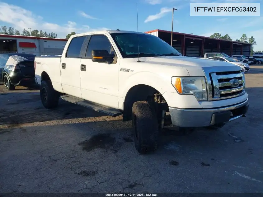 1FTFW1EFXCFC63402 2012 Ford F-150 Xlt