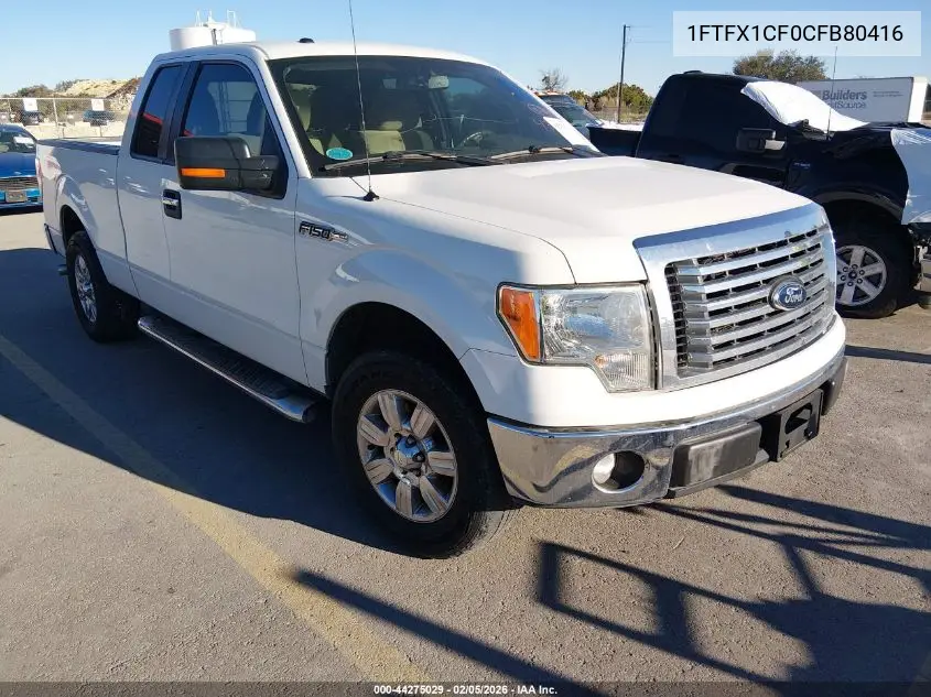 1FTFX1CF0CFB80416 2012 Ford F-150 Xlt