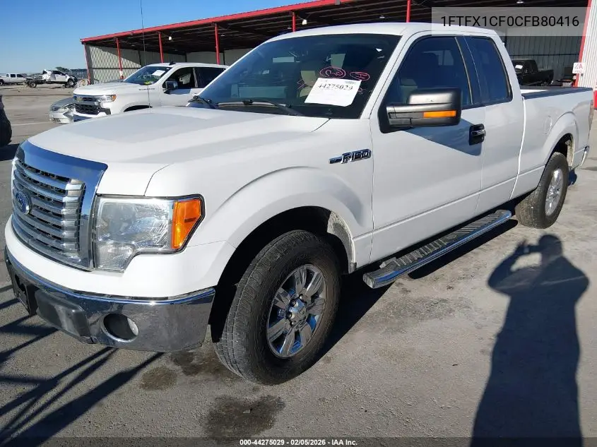 1FTFX1CF0CFB80416 2012 Ford F-150 Xlt