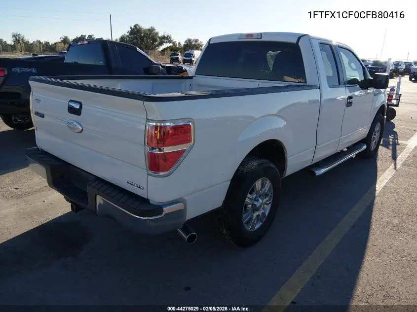 1FTFX1CF0CFB80416 2012 Ford F-150 Xlt