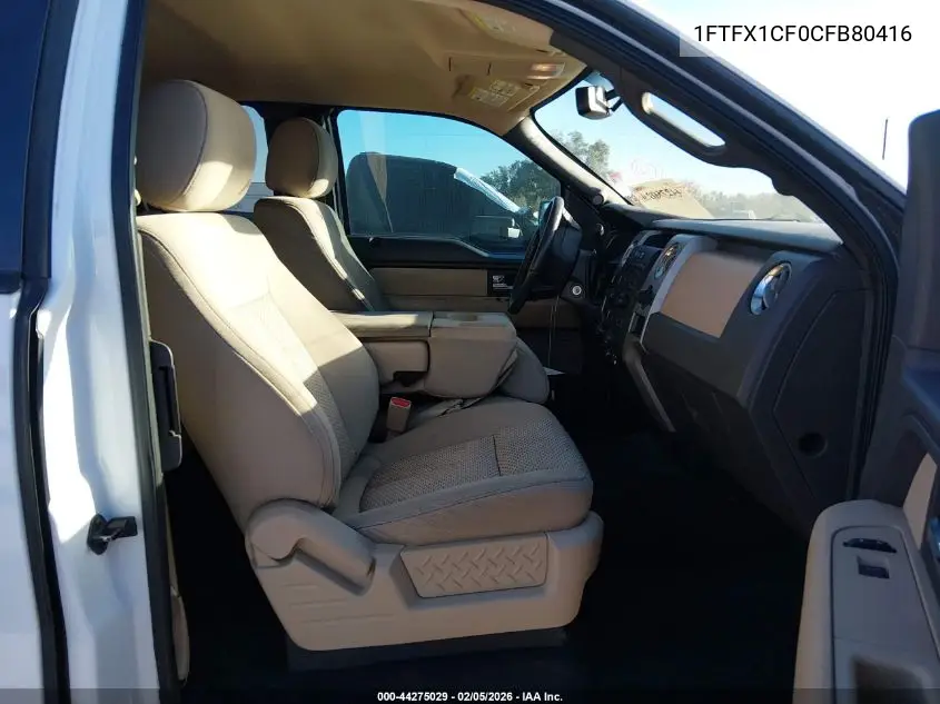 1FTFX1CF0CFB80416 2012 Ford F-150 Xlt