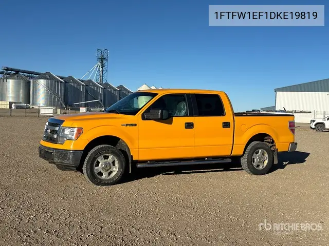 1FTFW1EF1DKE19819 2013 Ford F-150 2013 Ford F-150 Xlt 4X4 Crew Cab Pickup