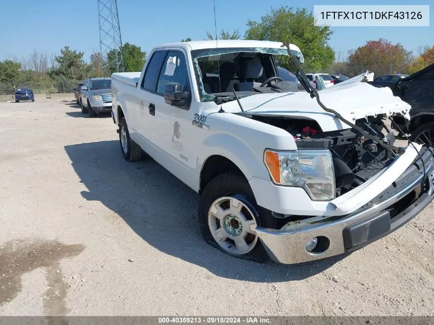 2013 Ford F-150 Xlt VIN: 1FTFX1CT1DKF43126 Lot: 40359213