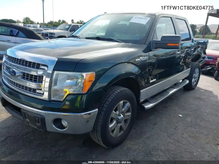 1FTFW1CT8DKE04775 2013 Ford F-150 Xlt