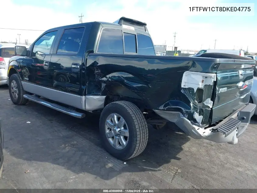 1FTFW1CT8DKE04775 2013 Ford F-150 Xlt