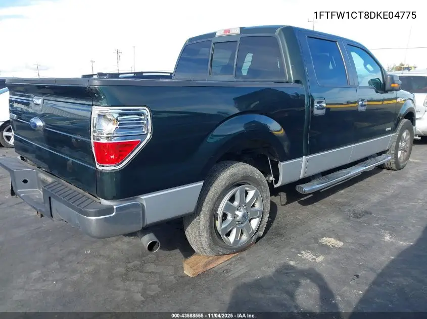 1FTFW1CT8DKE04775 2013 Ford F-150 Xlt