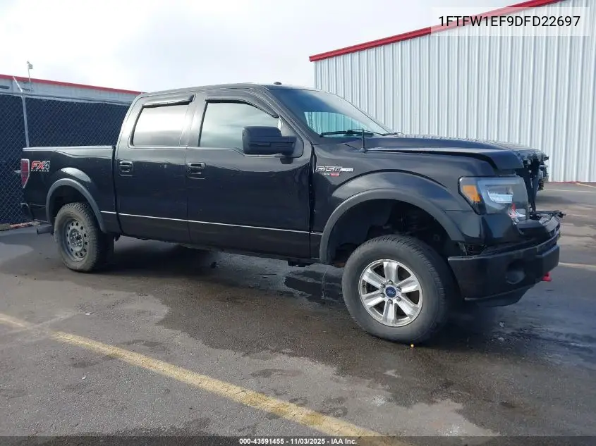 1FTFW1EF9DFD22697 2013 Ford F-150 Fx4