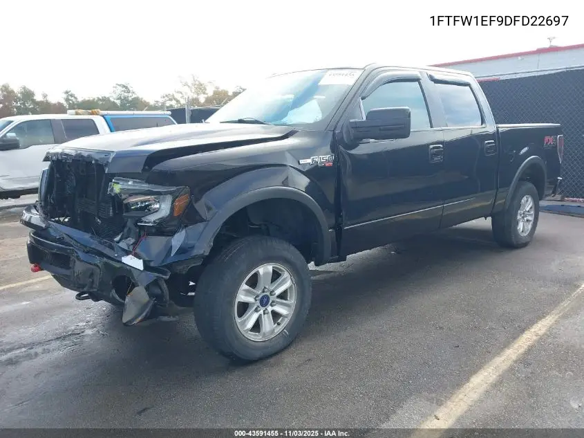 1FTFW1EF9DFD22697 2013 Ford F-150 Fx4