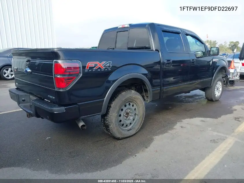 1FTFW1EF9DFD22697 2013 Ford F-150 Fx4