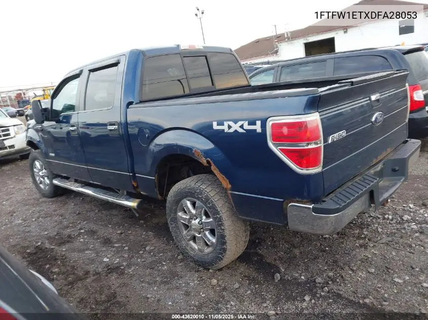 1FTFW1ETXDFA28053 2013 Ford F-150 Xlt