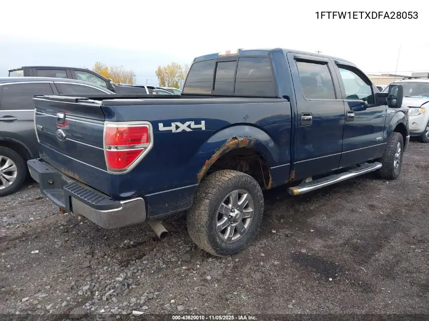 1FTFW1ETXDFA28053 2013 Ford F-150 Xlt
