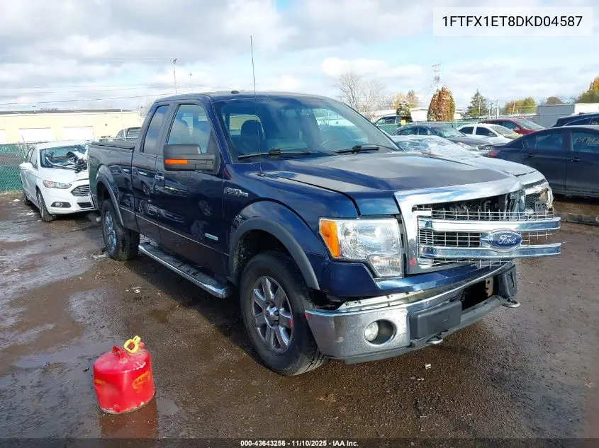 1FTFX1ET8DKD04587 2013 Ford F-150 Xlt
