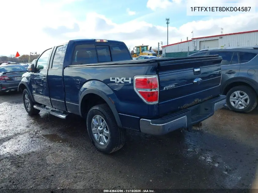 1FTFX1ET8DKD04587 2013 Ford F-150 Xlt
