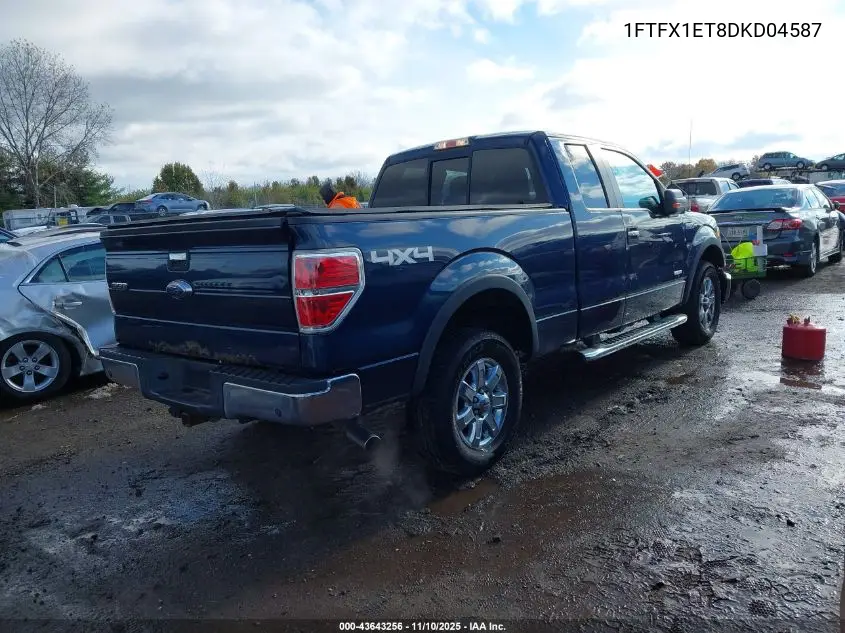 1FTFX1ET8DKD04587 2013 Ford F-150 Xlt