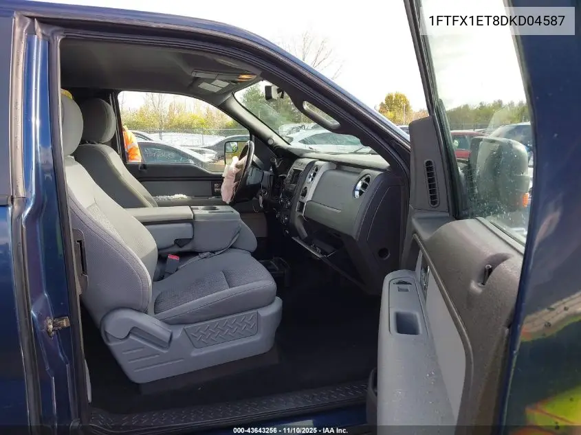 1FTFX1ET8DKD04587 2013 Ford F-150 Xlt