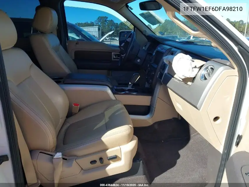 1FTFW1EF6DFA98210 2013 Ford F-150 Lariat