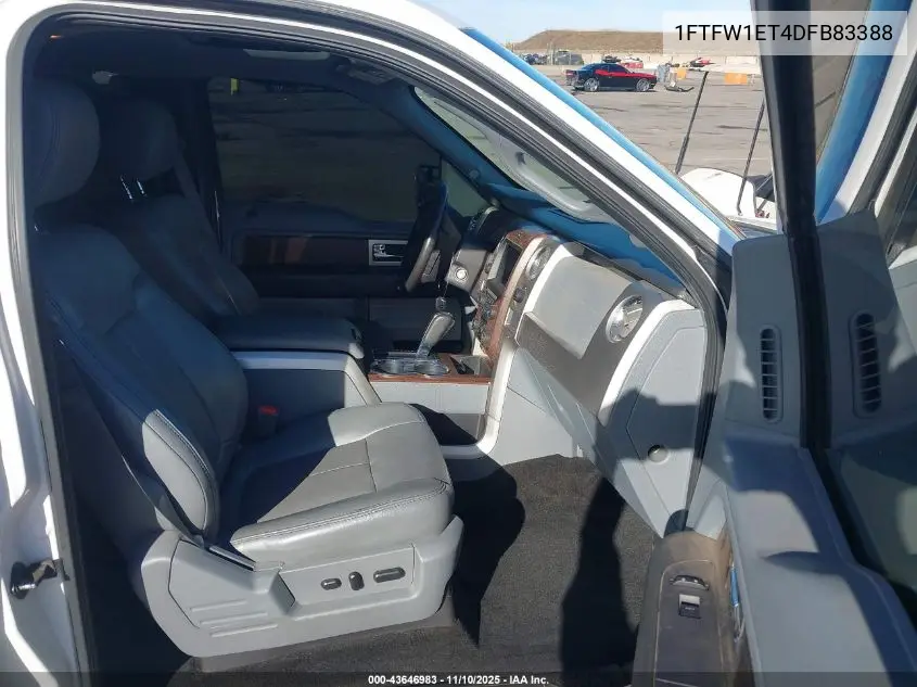 1FTFW1ET4DFB83388 2013 Ford F-150 Lariat