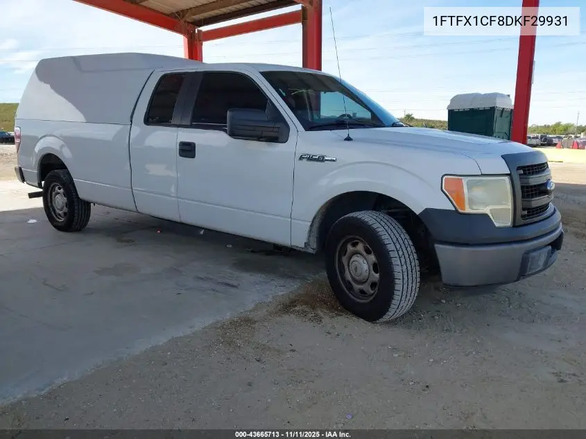 1FTFX1CF8DKF29931 2013 Ford F-150 Xl