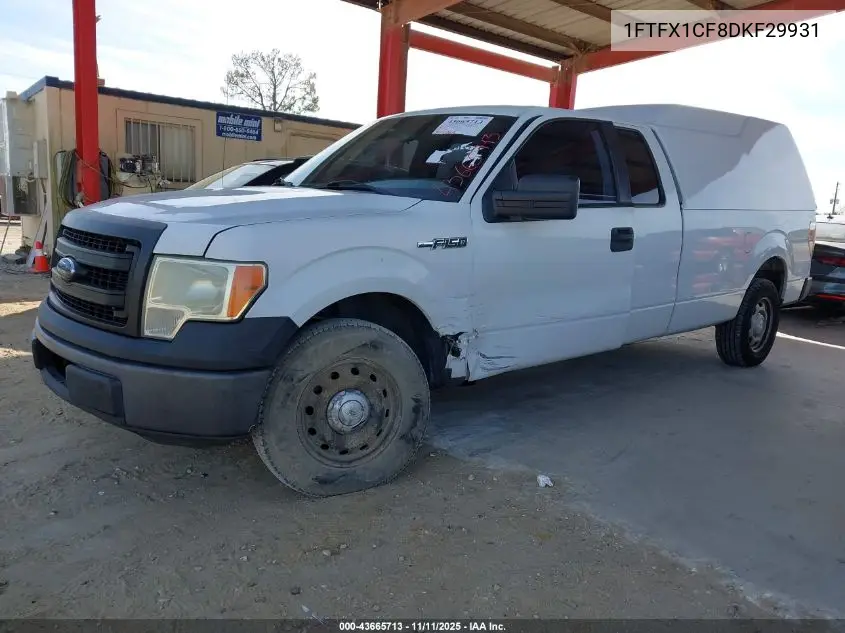 1FTFX1CF8DKF29931 2013 Ford F-150 Xl
