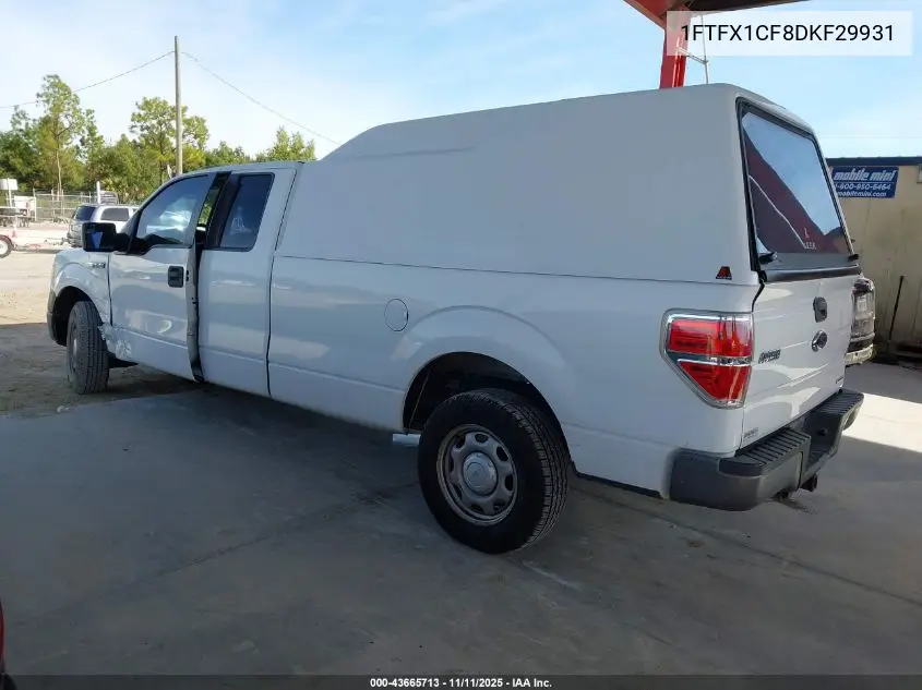 1FTFX1CF8DKF29931 2013 Ford F-150 Xl